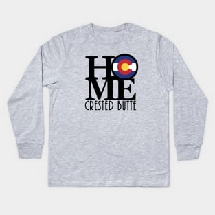 HOME Crested Butte Kids Long Sleeve T-Shirt